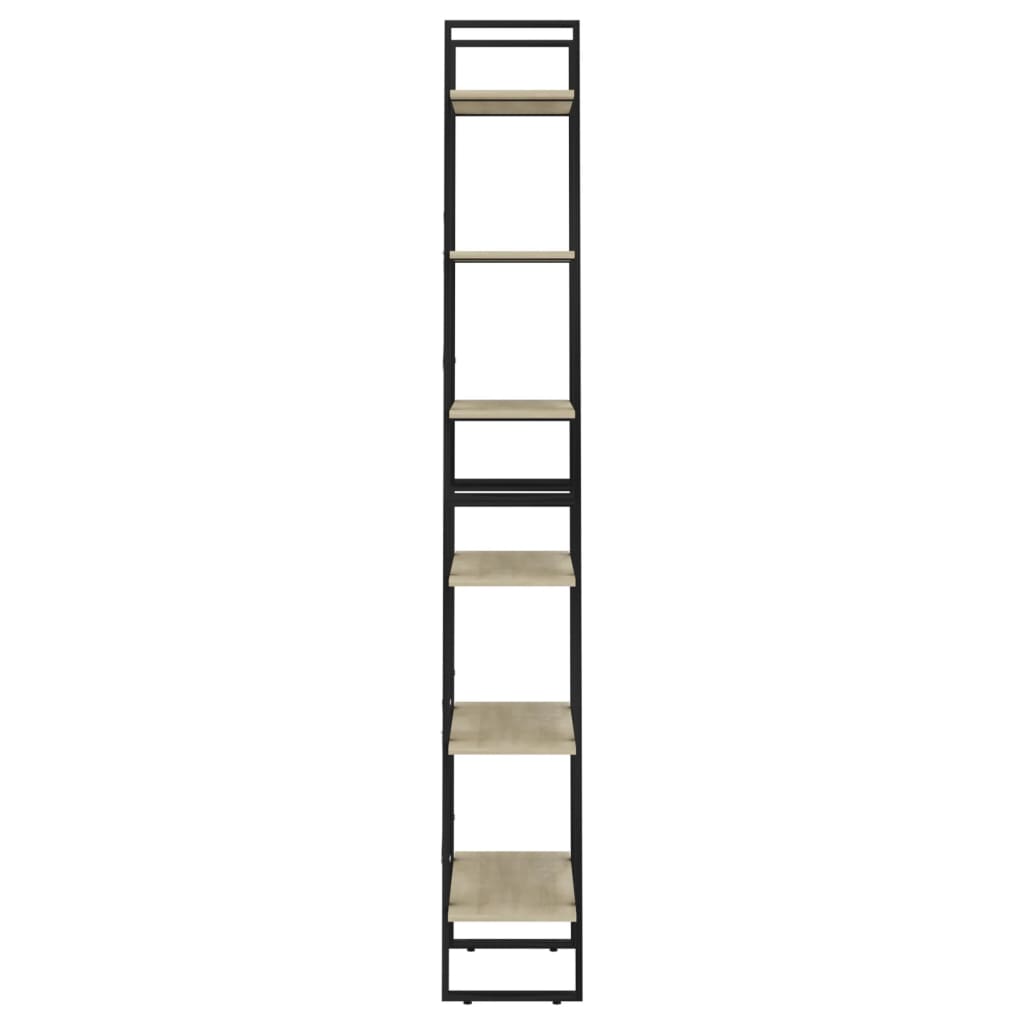 Lagerregal Sonoma-Eiche 60X30X210 Cm Holzwerkstoff Grau