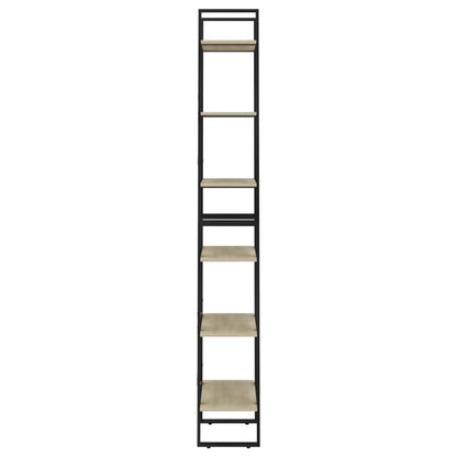 Lagerregal Sonoma-Eiche 60X30X210 Cm Holzwerkstoff Grau