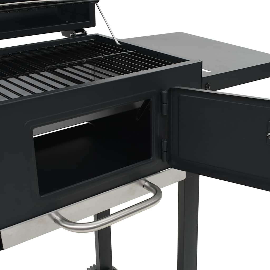 3-In-1 Outdoor-Pizzaofen & Grill Schwarz