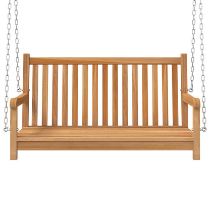 Hollywoodschaukel Massivholz Teak