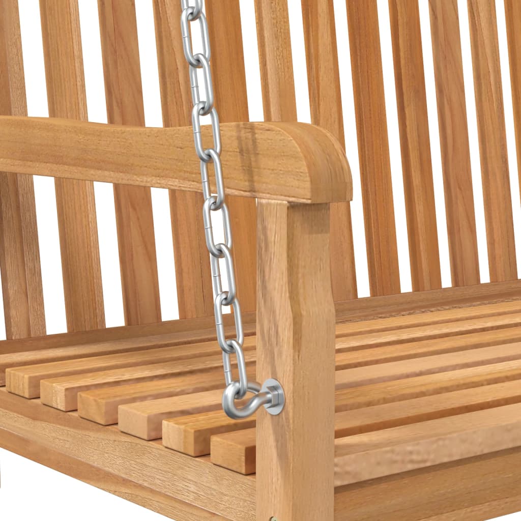 Hollywoodschaukel Massivholz Teak