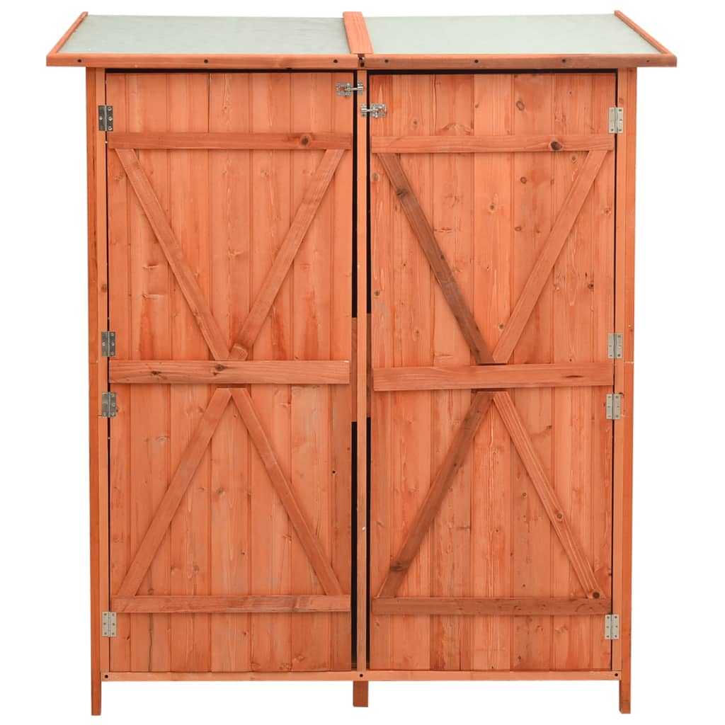 Geräteschuppen 136X75X160 Cm Tanne Massivholz