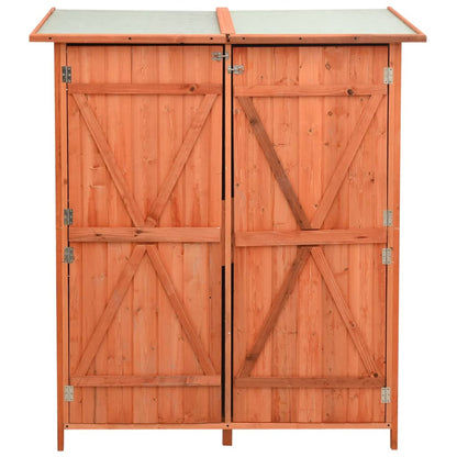 Geräteschuppen 136X75X160 Cm Tanne Massivholz
