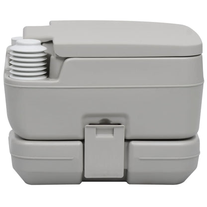 Tragbare Campingtoilette Mit Zelt 10+10 L