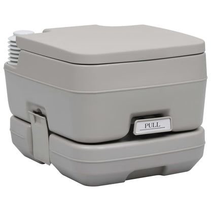 Tragbare Campingtoilette Mit Zelt 10+10 L