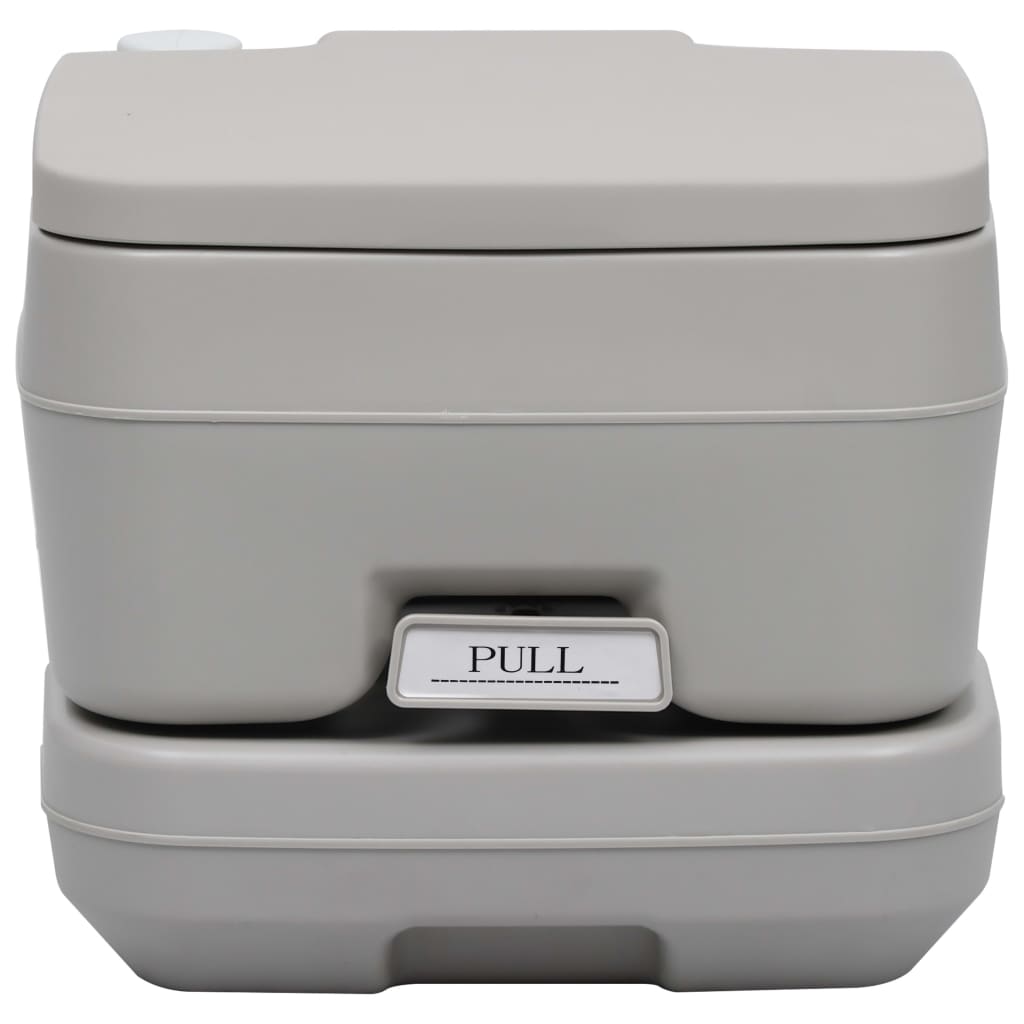Tragbare Campingtoilette Mit Zelt 10+10 L
