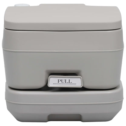 Tragbare Campingtoilette Mit Zelt 10+10 L