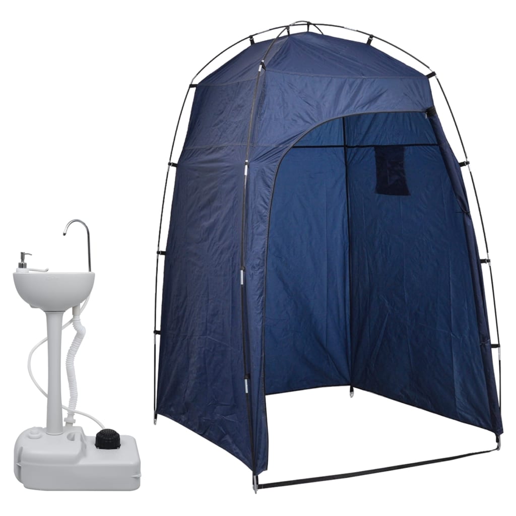 Tragbarer Camping-Handwaschbecken Mit Zelt 20 L