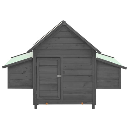 Hühnerstall 150X96X110 Cm Massivholz Tanne