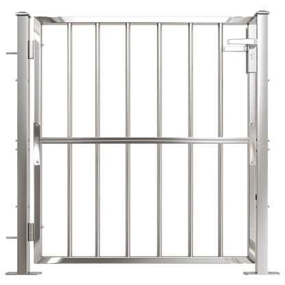 Gartentor 100 X 95 Cm Edelstahl