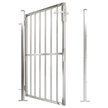 Gartentor 100X120 Cm Edelstahl