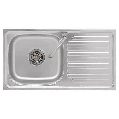 Camping-Spüle Mit Wasserhahn Edelstahl