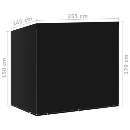 Hollywoodschaukel-Abdeckungen 2 Stk. 10 Ösen