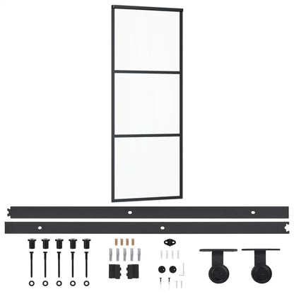 Schiebetür Mit Beschlag Esg-Glas & Aluminium 76X205 Cm