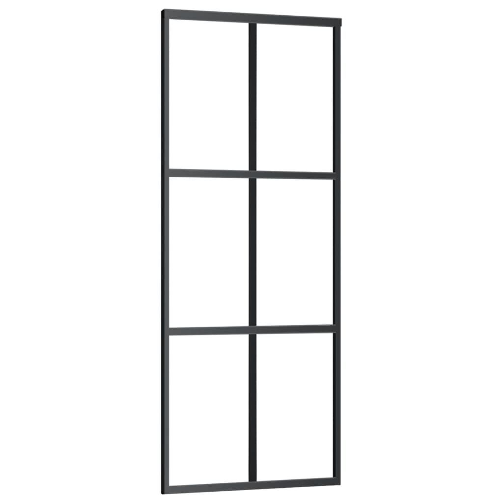 Schiebetür Mit Beschlag Esg-Glas & Aluminium 76X205 Cm
