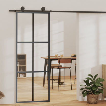 Schiebetür Mit Beschlag Esg-Glas & Aluminium 76X205 Cm