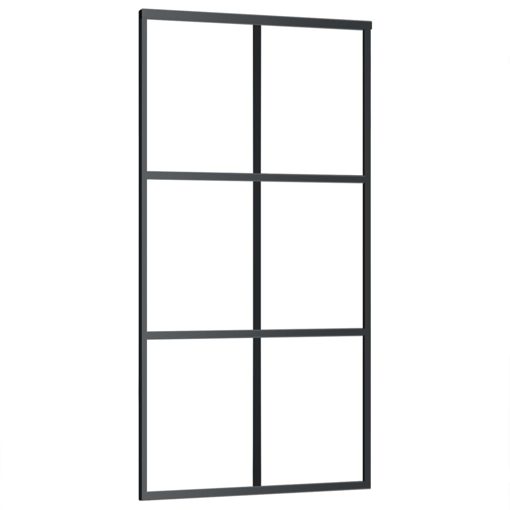 Schiebetür Mit Beschlag Esg-Glas & Aluminium 102X205 Cm