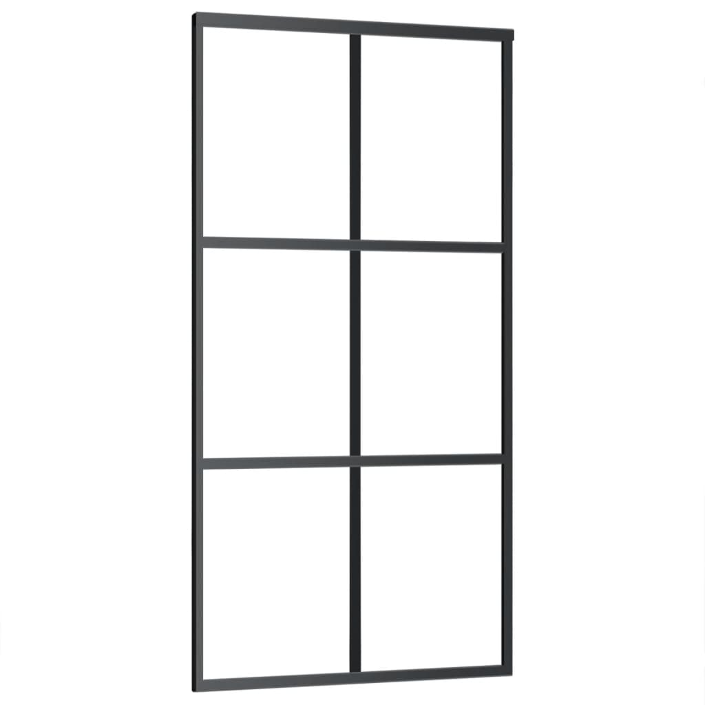 Schiebetür Mit Beschlag Esg-Glas & Aluminium 102X205 Cm