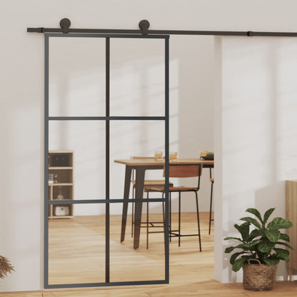 Schiebetür Mit Beschlag Esg-Glas & Aluminium 102X205 Cm