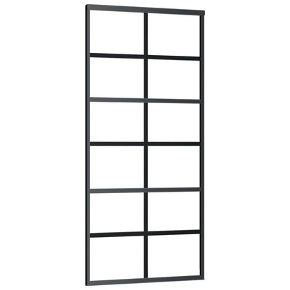 Schiebetür Mit Beschlag Esg-Glas & Aluminium 90X205 Cm