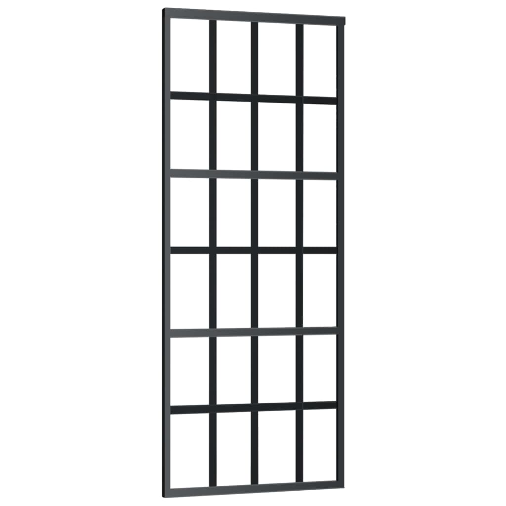 Schiebetür Mit Beschlag Esg-Glas & Aluminium 76X205 Cm