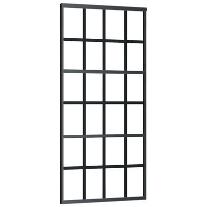 Schiebetür Mit Beschlag Esg-Glas & Aluminium 90X205 Cm