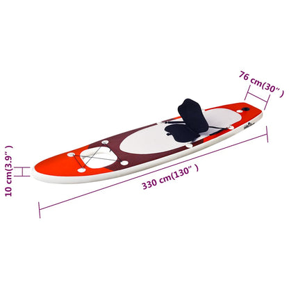 Sup-Board-Set Aufblasbar 330X76X10 Cm