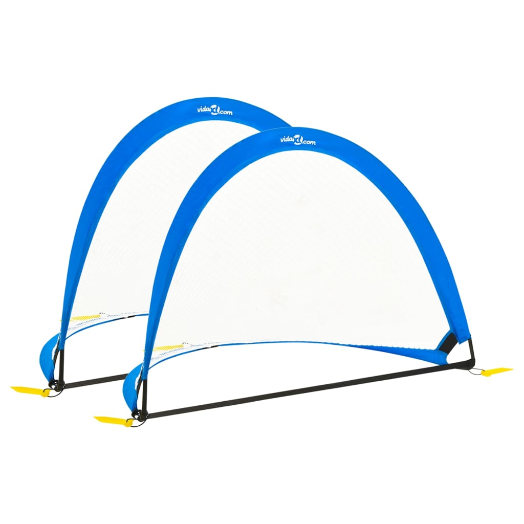 Fußballtore Kinder 2 Stk. Mit Aufbewahrungstasche 75,5X46X48 Cm