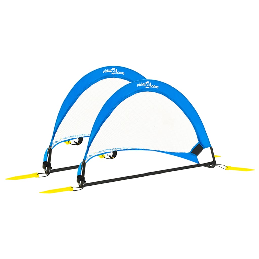 Fußballtore Kinder 2 Stk. Mit Aufbewahrungstasche 75,5X46X48 Cm