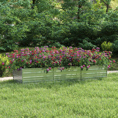 Garten-Hochbeet Verzinkter Stahl