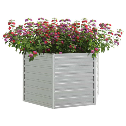 Garten-Hochbeet 129X77 Cm Verzinkter Stahl