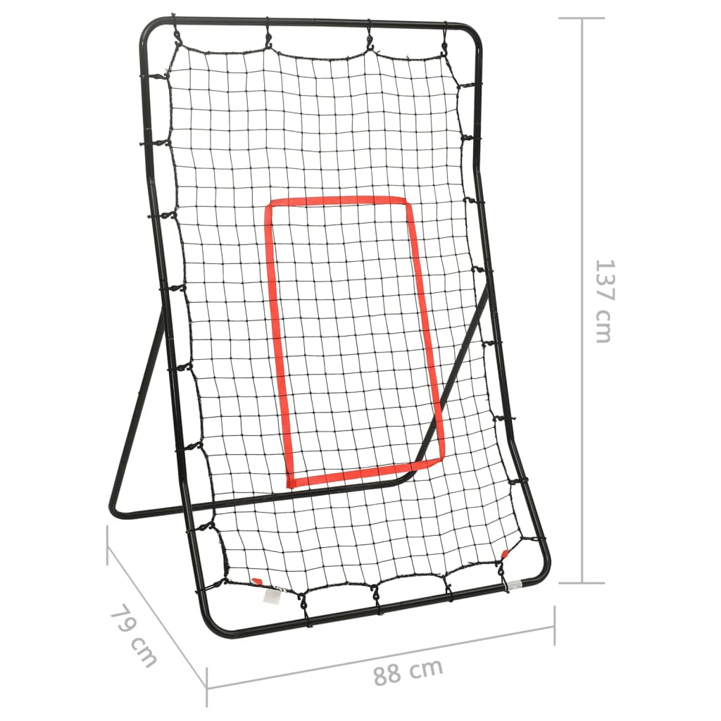 Softball Rebounder 88X79X137 Cm Stahl Blau