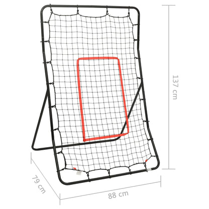 Softball Rebounder 88X79X137 Cm Stahl Blau