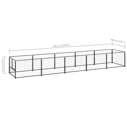 Hundezwinger 5 M² Stahl