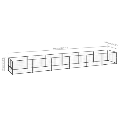 Hundezwinger 6 M² Stahl