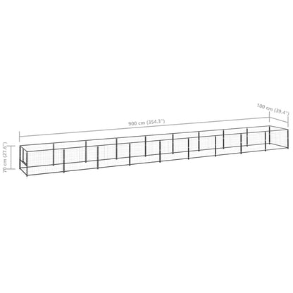 Hundezwinger 9 M² Stahl