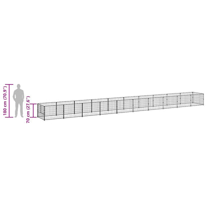 Hundezwinger 10 M² Stahl