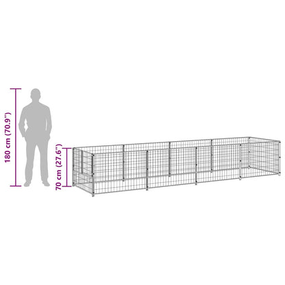 Hundezwinger N 4 M² Stahl