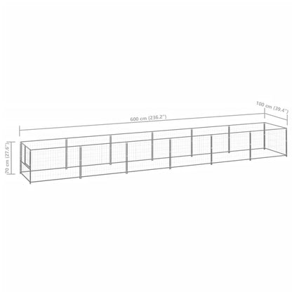 Hundezwinger N 6 M² Stahl