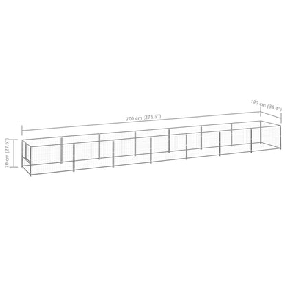 Hundezwinger N 7 M² Stahl
