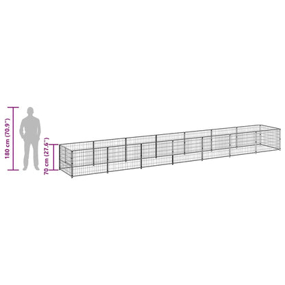 Hundezwinger N 8 M² Stahl