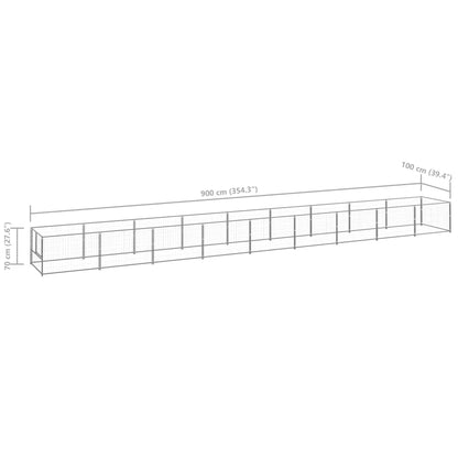 Hundezwinger N 9 M² Stahl
