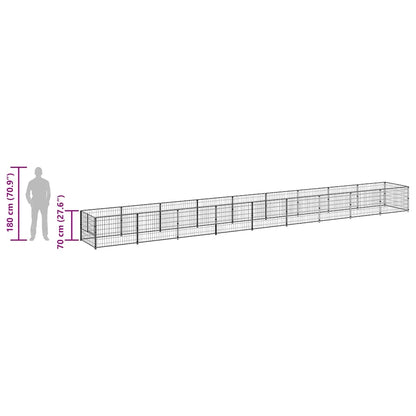 Hundezwinger N 9 M² Stahl