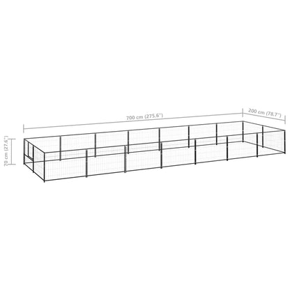Hundezwinger 14 M² Stahl