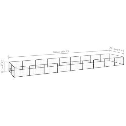 Hundezwinger 18 M² Stahl