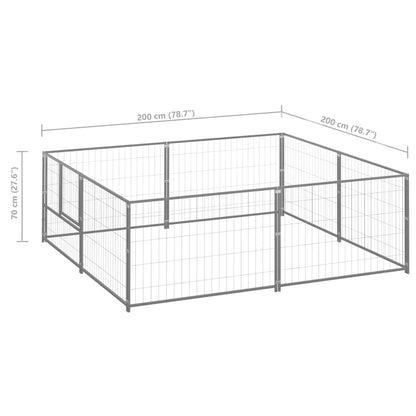 Hundezwinger N 4 M² Stahl