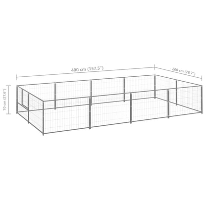 Hundezwinger N 8 M² Stahl