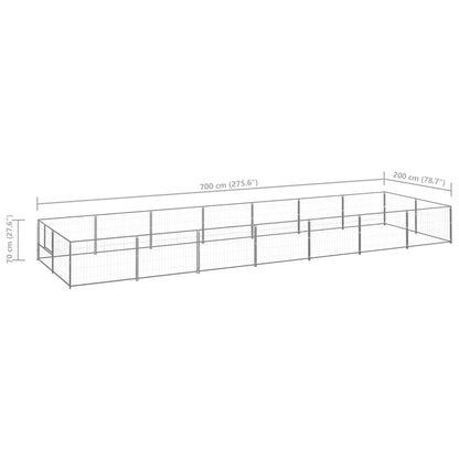 Hundezwinger N 14 M² Stahl