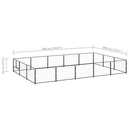 Hundezwinger 15 M² Stahl