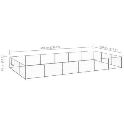 Hundezwinger N 18 M² Stahl